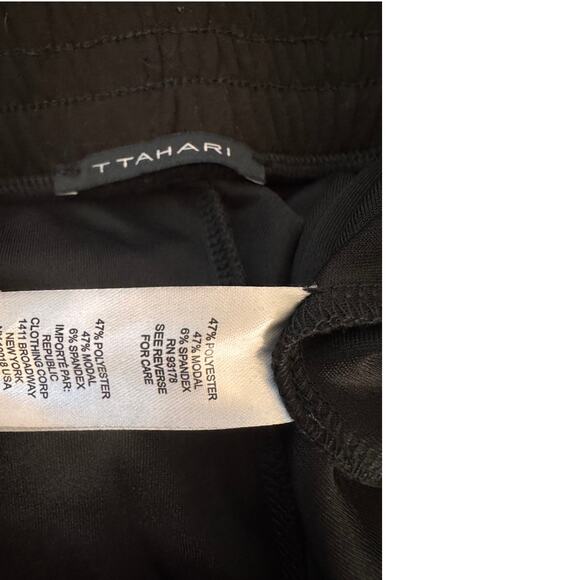 NEW T TAHARI Elastic Waist Belted Pull On Pants Size 16/18 - Picture 4 of 4